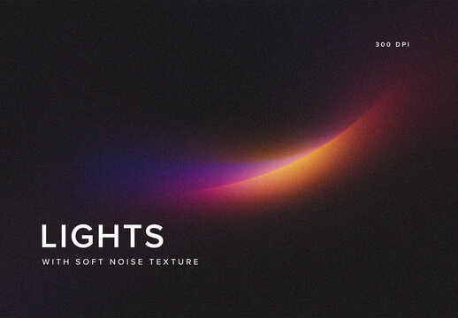 Abstract Light Textures with Soft Noise