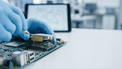 Next gen engineering solution involves modular scalable systems for advanced electronic circuit assembly and precise component integration