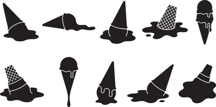 Black silhouettes of various hats and caps arranged in a grid pattern fedora