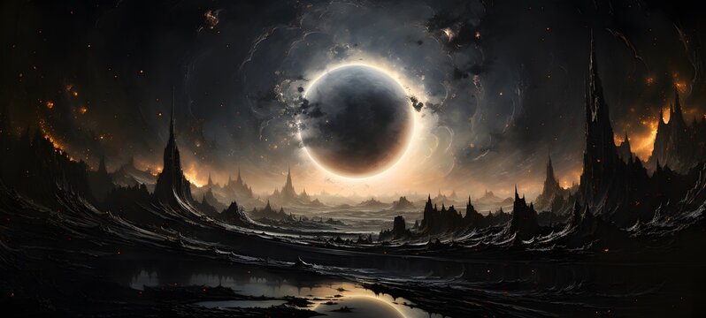 Astral vision Holy place meets cosmos,generative AI