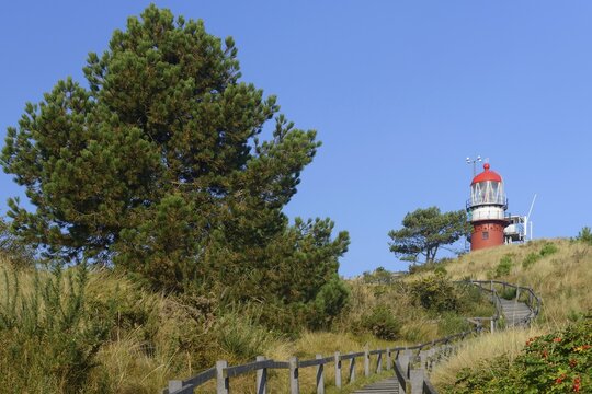 Lighthouse on Vlieland, Friesland Province, North Holland, The Netherlands
