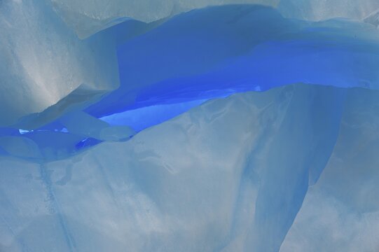 Iceberg pattern, Jorge Montt Tidewater Glacier, Caleta Tortel, Aysen Region, Patagonia, Chile