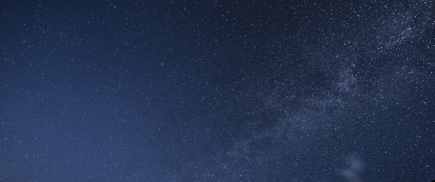 Starry sky with milky way at night in the Schladming Tauern, Alps, Styria, Austria