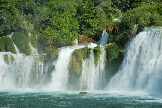 Skradinski buk waterfall, Krka National Park, Dalmatia, Croatia