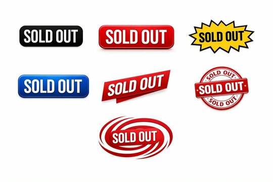Soldout」の写真素材 | 769件の無料イラスト画像 | Adobe Stock
