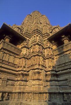 Erotic reliefs, Kandariya Mahadev temple, Khajuraho, Madhya Pradesh, India