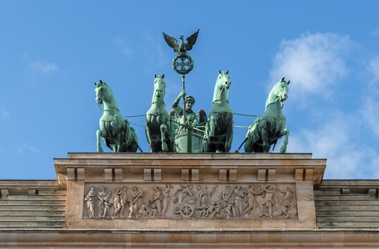 Quadriga on Brandenburg Gate, Berlin-Mitte, Berlin, Germany