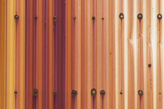 Rust on corrugated iron, Nor&eth;urland eystra, Iceland