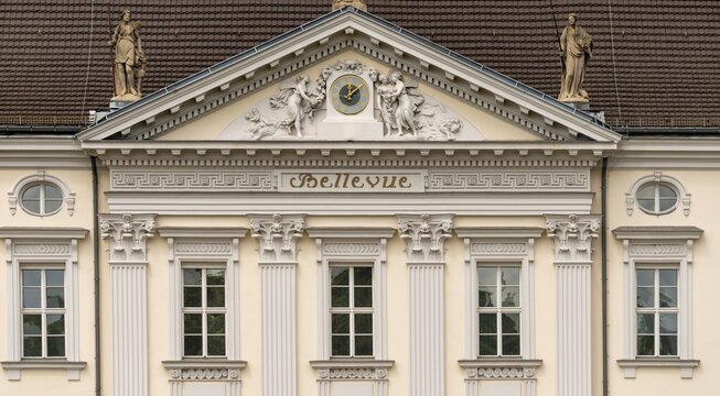 Schloss Bellevue, Bellevue Palace, official residence of the President of the Federal Republic of Germany, Berlin, Germany