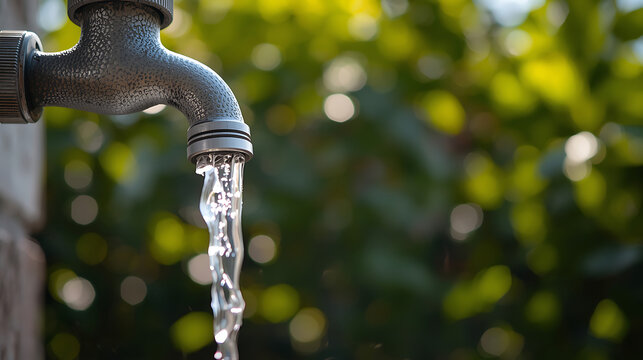 This image depicts a water tap in Delhi, symbolizing the city's ongoing efforts to manage and improve its drinking water infrastructure