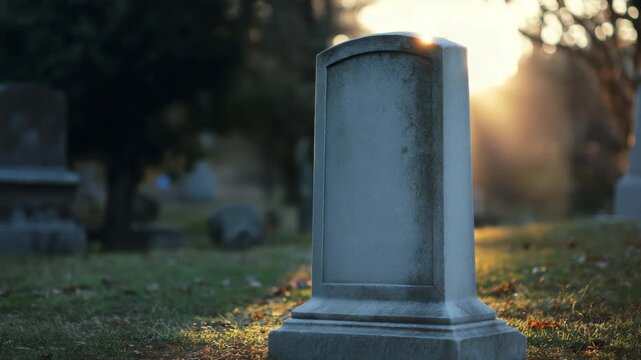 old grave in cemetery