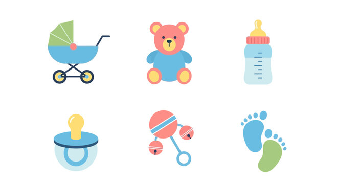 Baby items for newborn care.