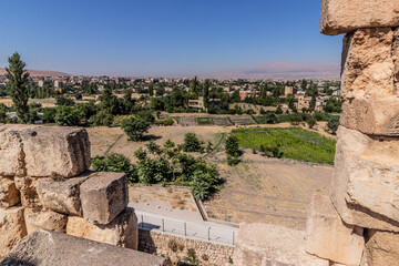 View from the Temple of Jupiter ruins in Baalbek, Lebanon © Matyas Rehak