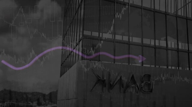 Animation of statistics and financial data processing over gird