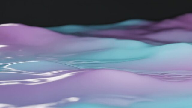 Colorful neon liquid abstract background featuring smooth flowing gradients and glowing motion graphics. Perfect for presentations, digital backgrounds, technology visuals, VJ loops, and modern video 