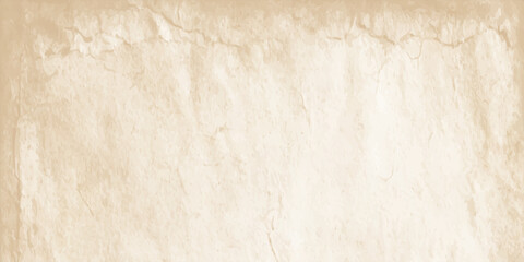 Naklejka premium Antique parchment paper texture with weathered edges and sepia tones for vintage background, scrapbooking and design