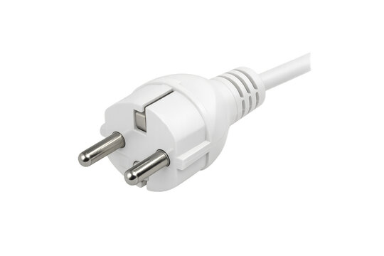 White european schuko power plug providing electric energy