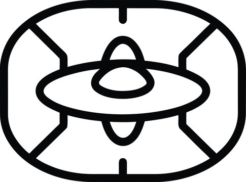 1040 dark matter halo invisible mass suggested around galaxy vector illustration on transparent background