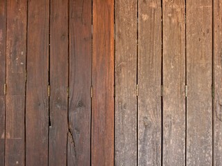 Fototapeta premium Scrap wood used by craftsmen to make placards.