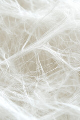 Obraz premium A detailed view of white yarn, suitable for textile or craft projects