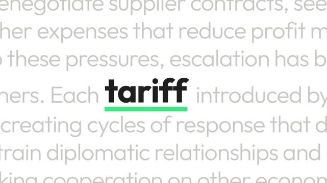 Analyzing tariff effects on supplier contracts and profit margins in global trade and economic diplomacy