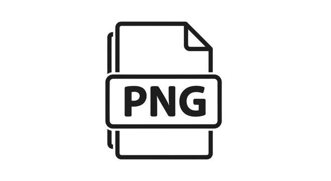 Graphic designer creates PNG file with illustration software tools