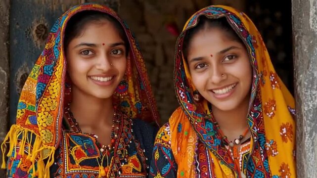 Gujarati Women Lowkey Serving Culture And Beauty Vibes No Cap