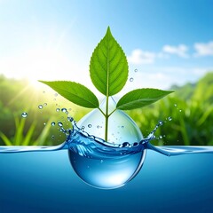 El agua, origen de toda vida. Recurso hídrico, naturaleza, sostenibilidad