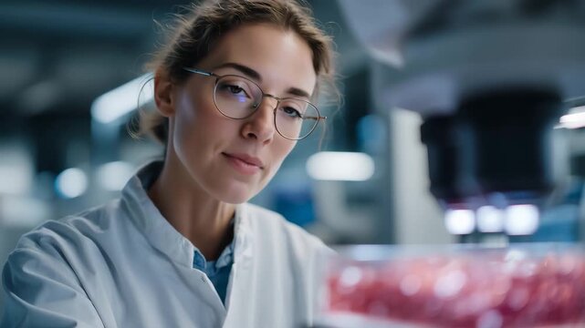3D bioprinting laboratory technician monitors intricate cellular structures forming human kidney tissue layer by layer under sterile conditions with precision robotics, ideal for m_2