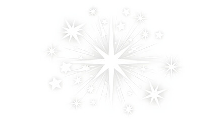 Obraz premium Abstract starburst and glowing light sparkles