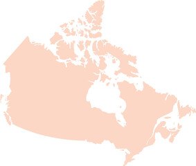 Obraz premium map of canada