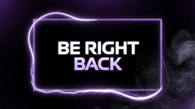 screen stream be right back soon gaming pause 