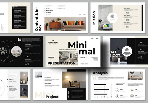 Clean Minimal Corporate Presentation Template