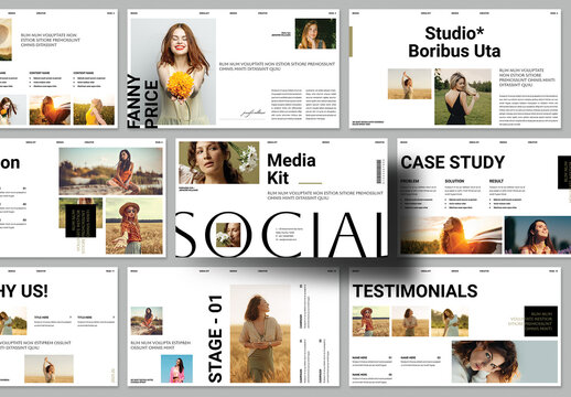 Media Kit Presentation Template