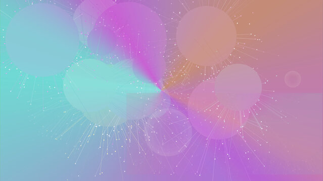 Distraction Free Wallpaper - Vaporwave colors with Conic background