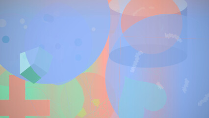 Distraction Free Wallpaper - Triadic colors with Linear Gradient background © Diana