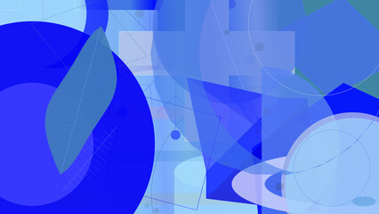 Distraction Free Wallpaper - Azul colors with Linear Gradient background © Diana