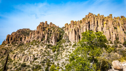 Panoramic View of Rhyolite Pinnacles in Chiricahua National Monument Arizona © PhotoSpirit