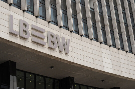 Stuttgart, Germany - July 3, 2025: Landesbank Bade-W&uuml;rttemberg -  LBBW is a universal bank and the Landesbank for the Federal States of Germany Baden-W&uuml;rttemberg, Rhineland-Palatinate and Saxony