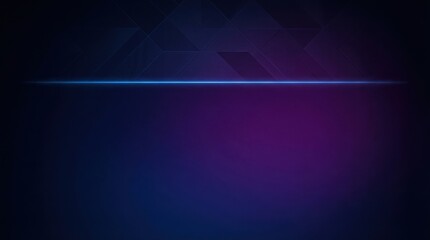 Obraz premium Dark Blue and Purple Abstract Geometric Background with a Subtle Blue Light Streak