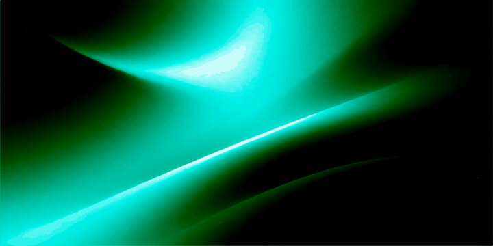 Abstract blue and green backgrounds feature a digital wave pattern with light rays and glowing lines to create a dynamic energy motion texture for this art illustration wallpaper backdrop