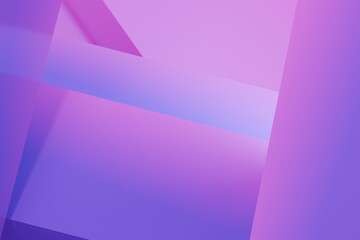 Obraz premium 3d pink blue gradient panels texture. minimal concept. abstract background geometric layers backdrop for branding design. advertising for fintech app. 3d render.