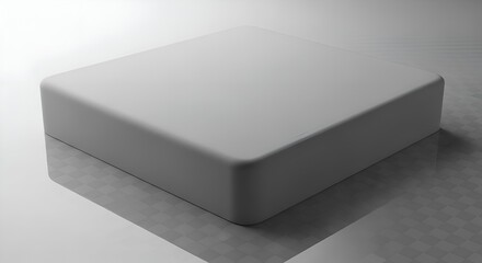 Naklejka premium Abstract Minimalist Square Podium, Presentation Stage, Product Display Stand, 3D Render