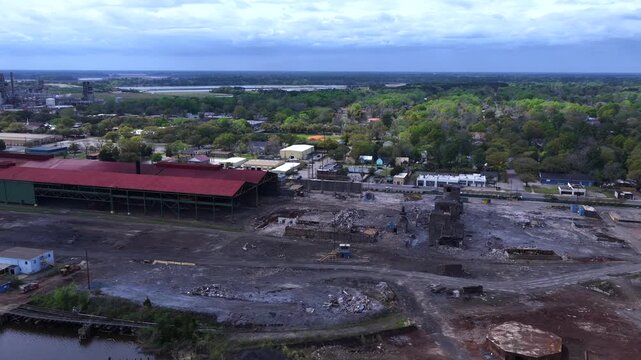 Industrial Demolition and Hazardous Waste Cleanup Steel Mill Georgetown South Carolina