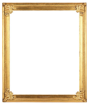 Patterned picture frame on a transparent background, in PNG format.