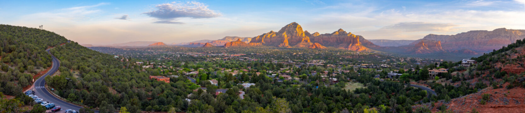 Gorgeous Panoramic view from Sedona Airport Mesa Viewpoint