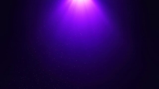 Purple Light Rays Shining Through Dark Atmospheric Background