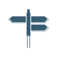 Obraz premium Signpost direction icon design