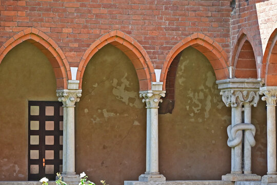 Milano, L'abbazia benedettina di Chiaravalle, Lombardia, Italia