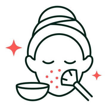 chemical peel treatment icon, chemical peel treatment symbol, chemical peel treatment vector, chemical peel treatment concept, chemical peel treatment illustration, chemical peel icon, skin peel icon